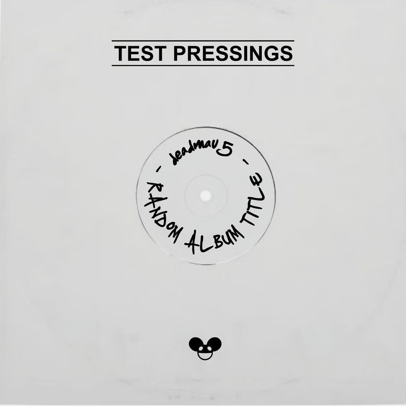 Random Album Title - Vinyl Test Press Release Artwork