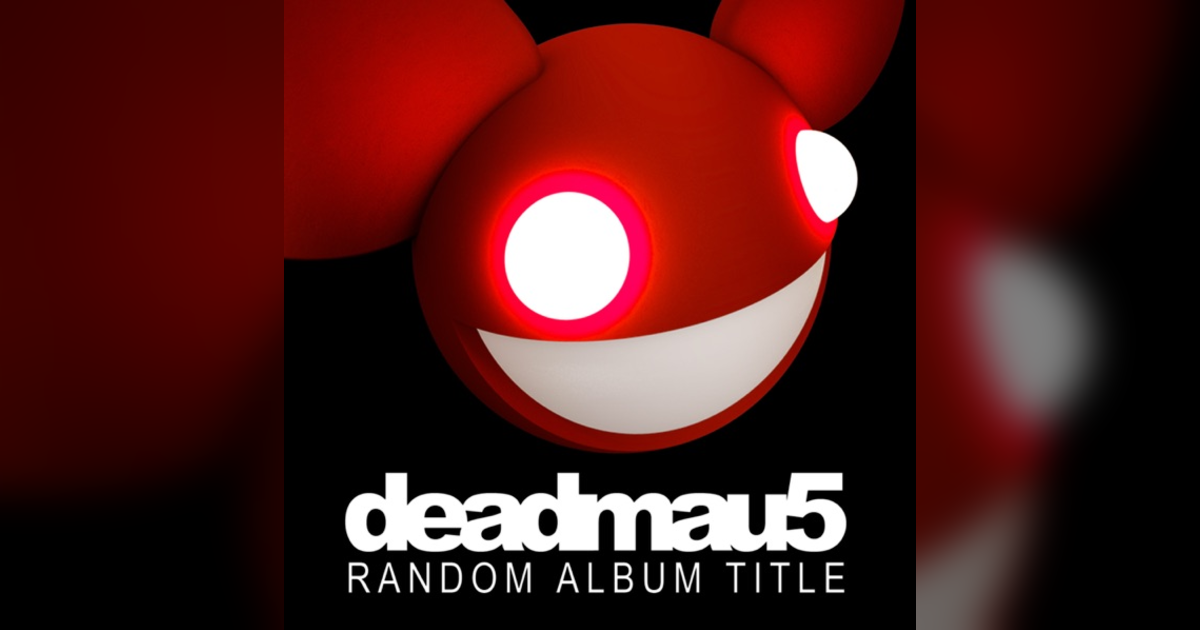 【中古】 RANDOM ALBUM TITLE デッドマウス Buy Deadmau5 : Random Album Title (CD, Album, Mixed) Online